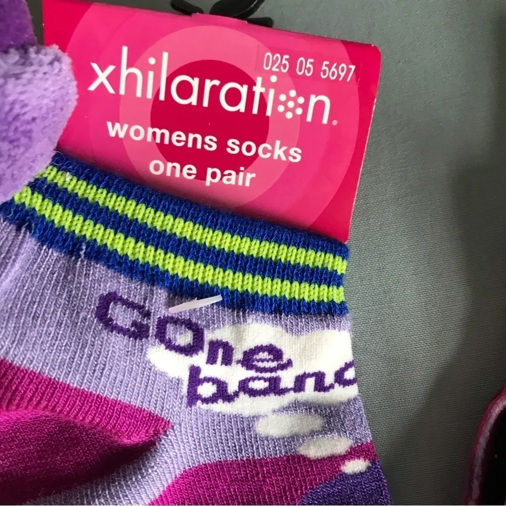 NWT Xhilaration Bundle of monkey socks and flip over gloves